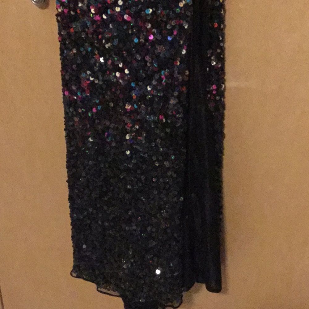 MAC DUGGAL Strapless Sequin CONFETTI Bustier - Picture 4 of 8